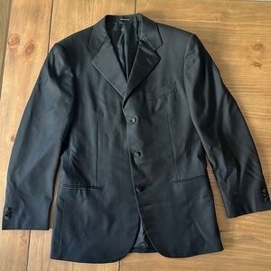 Ermenegildo Zegna Mens Black Blazer/suit